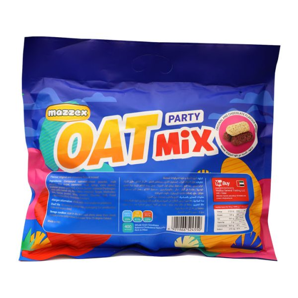 Mazzex Oat Milk Choco - Party mix back