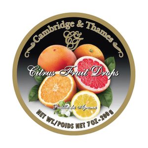 Cambridge & Thames Citrus Fruit Drops 200gr