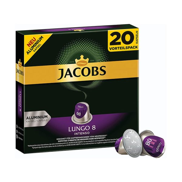 Jacobs Lungo 8 Intenso Coffee Capsules 104g - second view