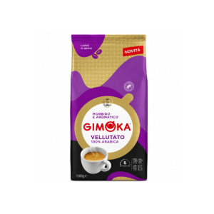 Gimoka Vellutato Rainforest Coffee Beans 1kg | Premium Italian Whole Bean Coffee | Smooth & Velvety Blend