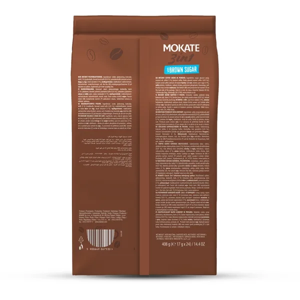 Coffee Drink 3in1 Instant Brown Sugar 3in1 Mokate Coffee Mix 24pcs