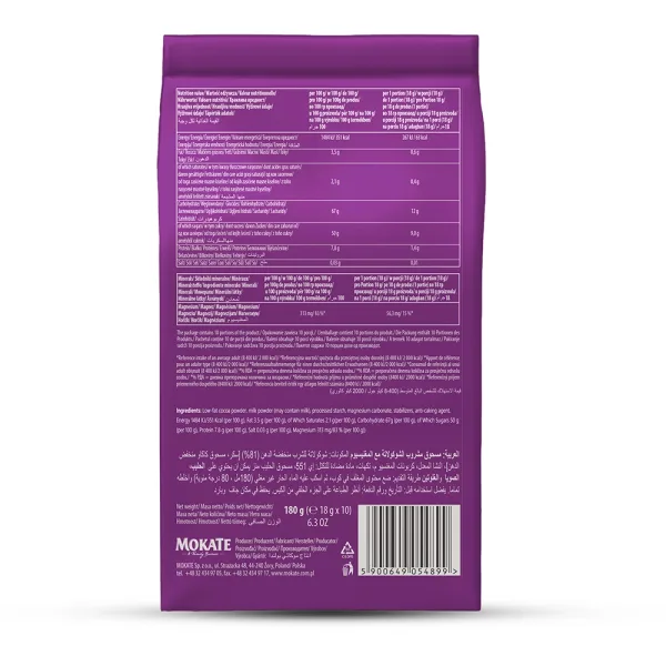 Mokate Hotchocolate Dark Back