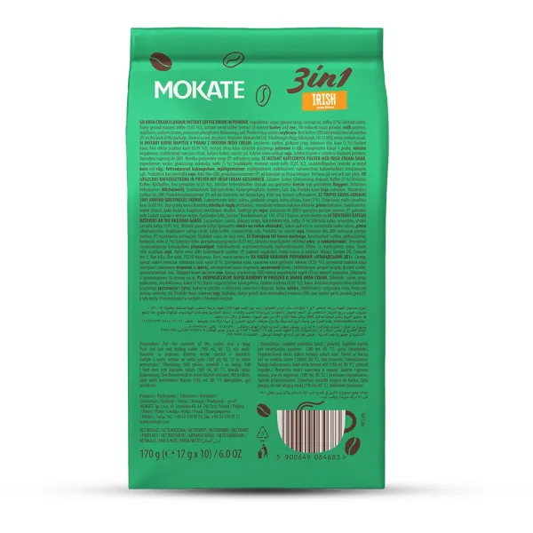 MOKATE MIX 3IN1 IRISH 10 SACHETS
