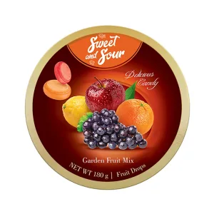 Sweet and Sour Garden Fruit Mix-Hard Candy