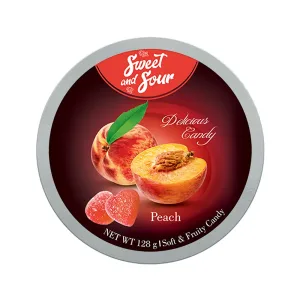 Peach-soft candy