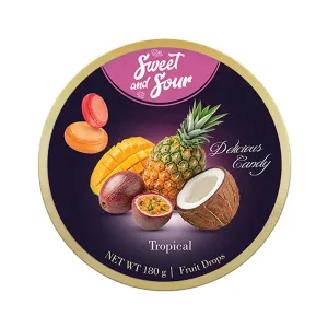 Sweet and Sour Tropical-Hard Candy