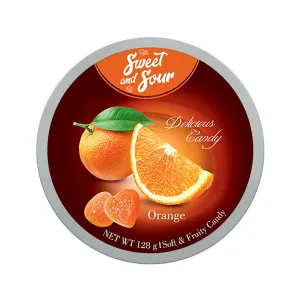 Sweet and Sour orange-soft candy