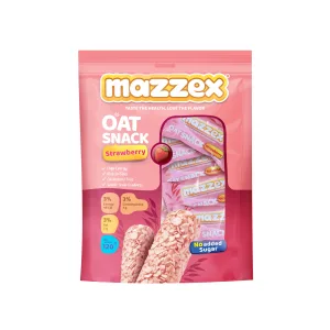 mazzex oat snack strawberry