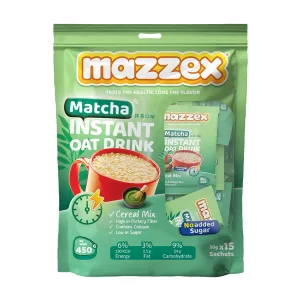 Mazzex-matcha-Instant-oat-drink