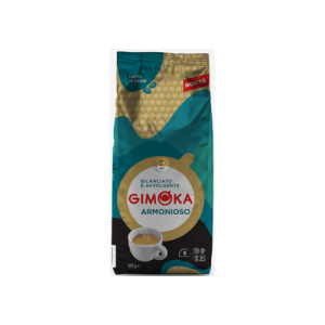 Gimoka Armonioso Coffee Beans 500g | Premium Italian Whole Bean Coffee | Rich Aroma & Balanced Flavor