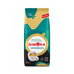 Gimoka Armonioso Coffee Beans 500g | Premium Italian Whole Bean Coffee | Rich Aroma & Balanced Flavor
