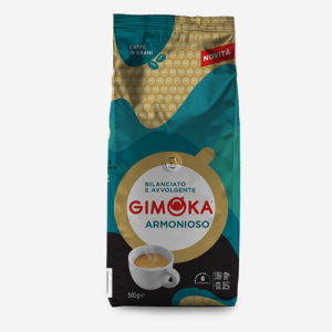 Gimoka Armonioso Coffee Beans 500g | Premium Italian Whole Bean Coffee | Rich Aroma & Balanced Flavor