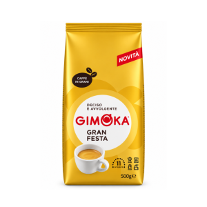 Gimoka Gran Festa Coffee Beans 500g | Premium Italian Whole Bean Coffee | Rich Aroma & Balanced Espresso Blend