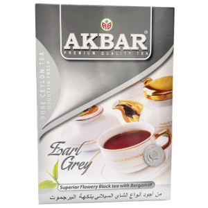 Akbar Earl Grey Superior Flowery Black Tea with Bergamot | 500g | Premium Ceylon Loose Leaf Black Tea