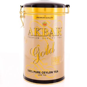 Akbar Gold 100% Pure Ceylon Leaf Tea | 100 Tea Bags | Premium Ceylon Black Tea
