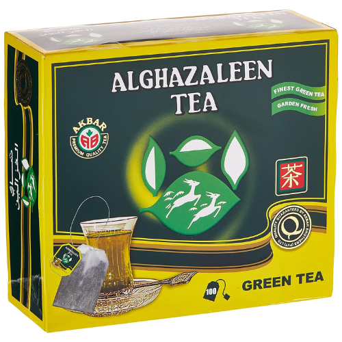 Alghazaleen Green Tea 100 Tea Bags (1)