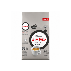Gimoka Gusto Ricco Coffee Beans 1kg | Premium Italian Whole Bean Coffee | Rich & Full-Bodied Espresso Blend