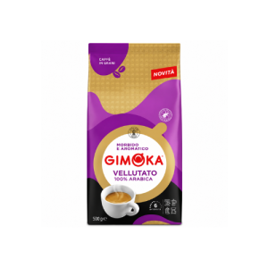 Gimoka Vellutato Rainforest Coffee Beans 500g | Premium Italian Whole Bean Coffee | Smooth & Velvety Blend