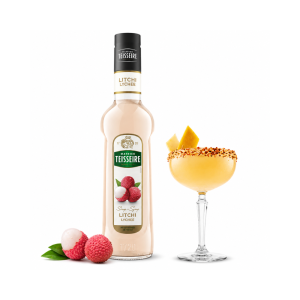 Teisseire Lychee Syrup | 700ml | Premium Lychee Flavored Beverage Syrup | Café Style Drink Mixer
