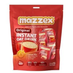 Mazzex Instant Oat Drink Original | 450g | Dairy-Free Original Oat Drink Mix | Vegan Instant Oat Beverage