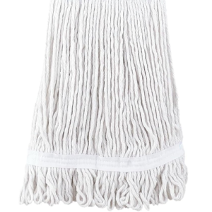 Moonlight Kentucky Mop Refill with White Strip | 450g | Heavy Duty Cotton Mop Head Replacement | Commercial Floor Cleaning Mop Refill