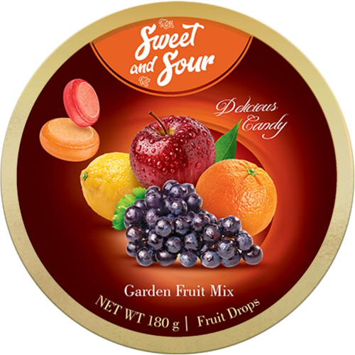 Mrs Sweet & Mr Sour Hard Candy Mix Fruits (1)