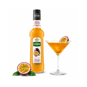 Teisseire Passion Fruit Syrup | 700ml | Premium Passion Fruit Flavored Beverage Syrup | Café Style Drink Mixer