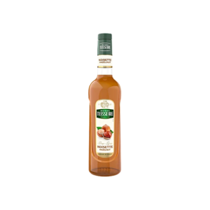 Teisseire Hazelnut Syrup | 700ml | Premium Hazelnut Flavored Beverage Syrup | Café Style Coffee & Dessert Syrup