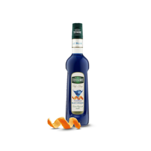 Teisseire Le Blue Syrup | 700ml | Premium Blue Citrus Flavored Beverage Syrup | Café Style Drink Mixer