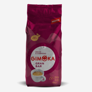 Gimoka Gran Bar Coffee Beans 1kg | Premium Italian Whole Bean Coffee | Strong & Intense Espresso Blend