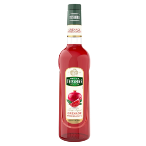 Teisseire Pomegranate Syrup | 700ml | Premium Pomegranate Flavored Beverage Syrup | Café Style Drink Mixer