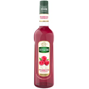 Teisseire Raspberry Syrup | 700ml | Premium Raspberry Flavored Beverage Syrup | Café Style Drink Mixer