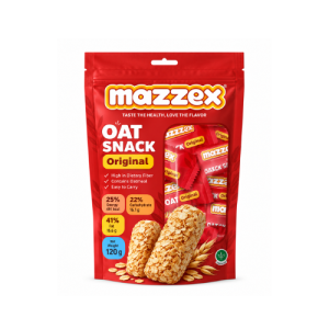 Mazzex Oatmilk Original Snack | 120g | Creamy Oatmilk Snack | Plant-Based Crunchy Snack